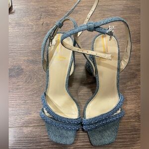 Sam Edelman Denim Beaded Women's Sandals